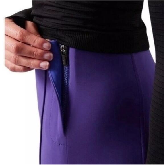 NWT Athleta Glacier snow ski skinny pants in Purple, 12 - Picture 3 of 15